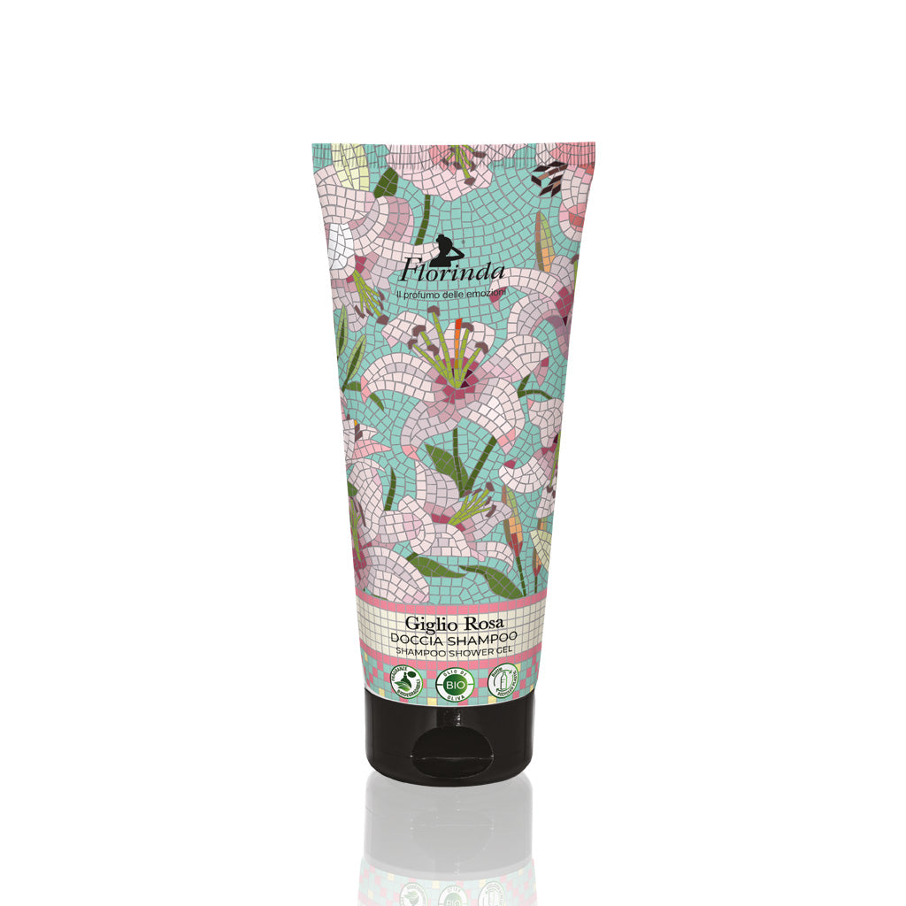 FLORINDA | Mosaici Italiani - Doccia Shampoo Al Giglio Rosa 200ml