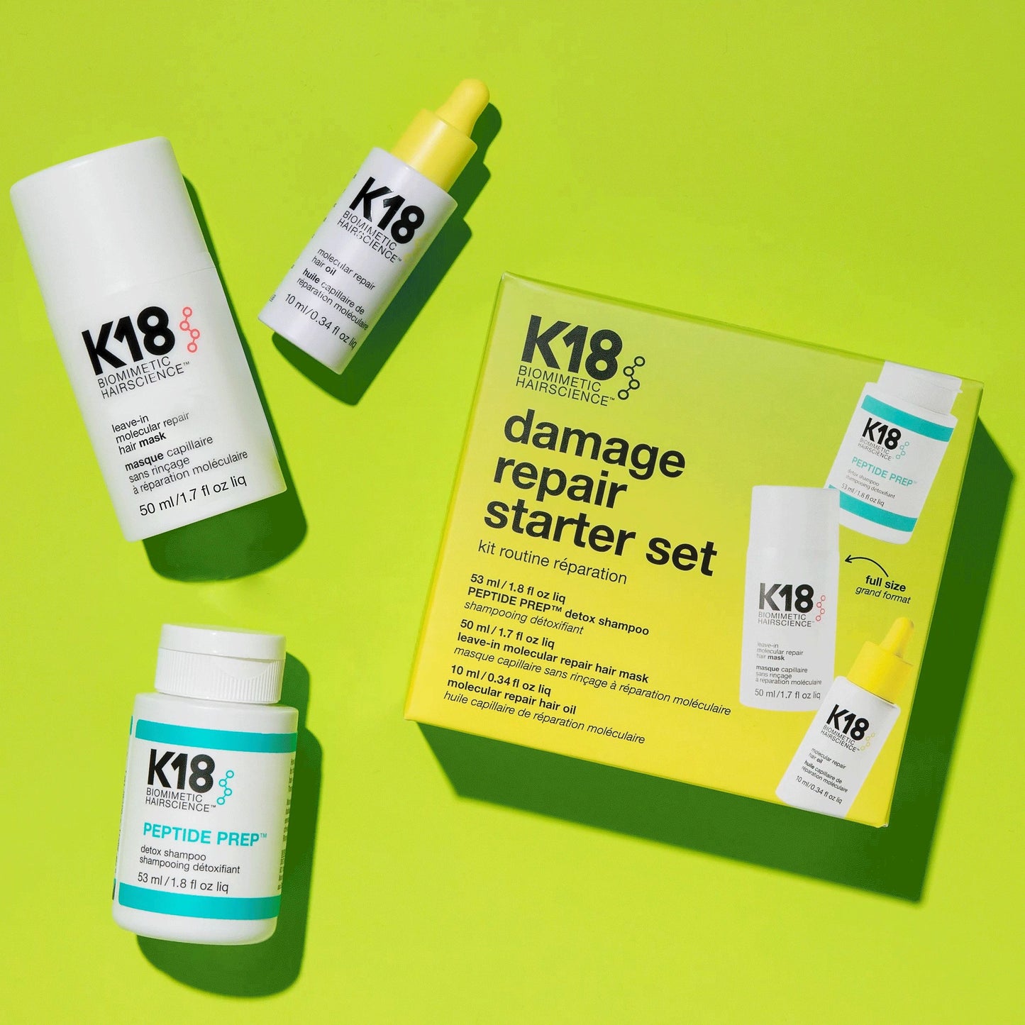K18 HAIR Damage Repair Starter Set