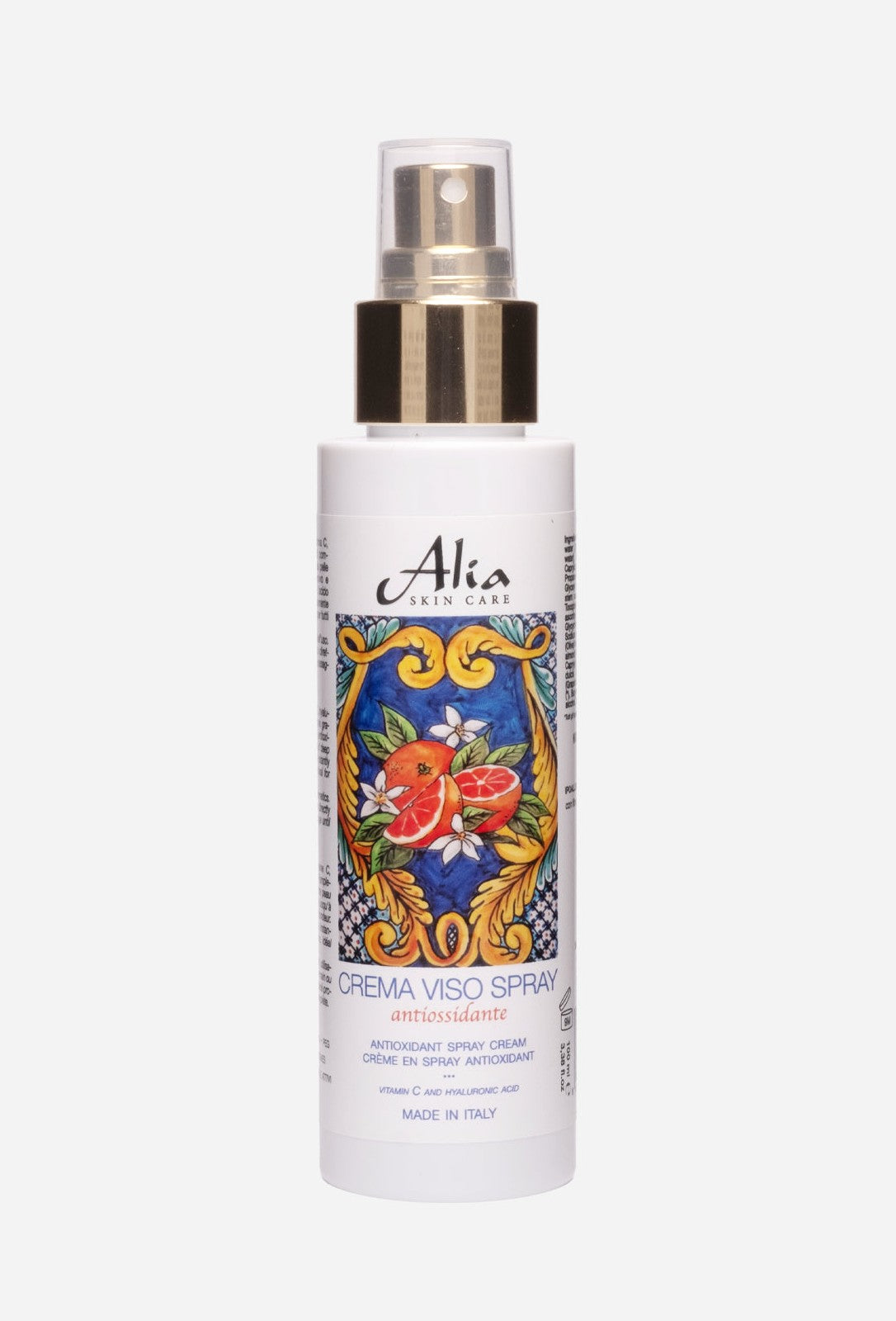 ALIA SKIN CARE – Crema Viso Spray Antiossidante Viso e décolleté 100 ml
