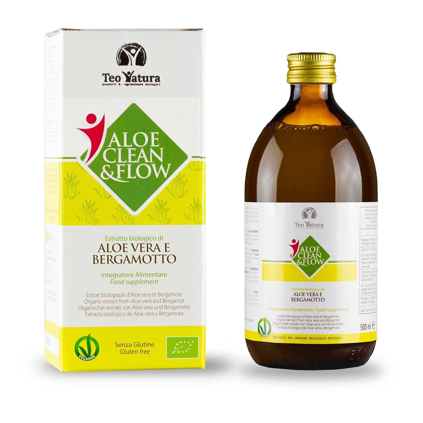 Integratore Biologico Aloe Vera e Bergamotto - 500ml