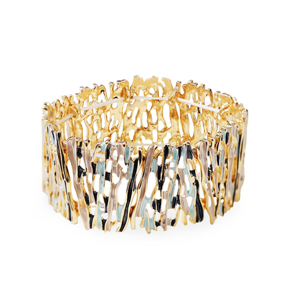 Bracciale Elastico Smaltato Design 3D