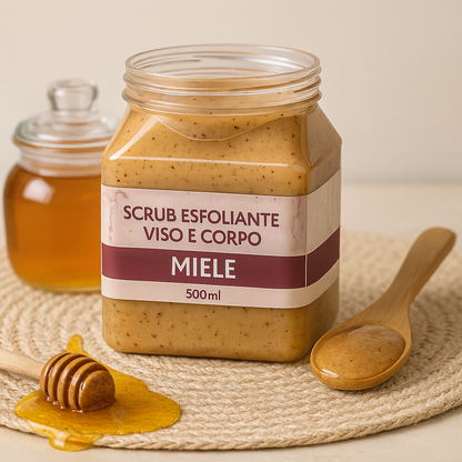 Scrub Viso e Corpo Miele 500g
