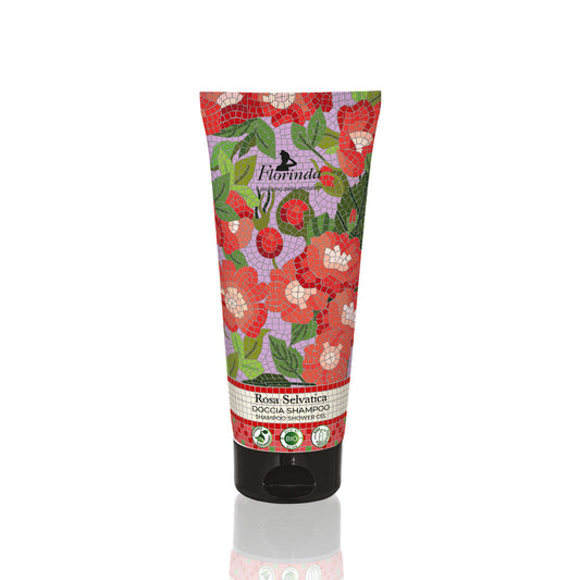 FLORINDA | Mosaici italiani - Doccia Shampoo Alla Rosa Selvatica  200ml