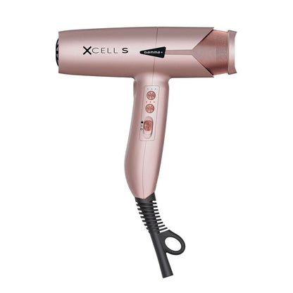 GAMMA PIU' | XCell Bactericidal - Asciugacapelli Con Motore Digitale E Tecnologia Ionica Rose Gold