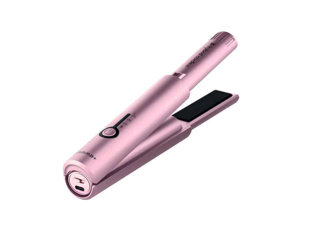 GAMMA PIU' | X Hybrid Cordless - Piastra Senza Fili Rosa