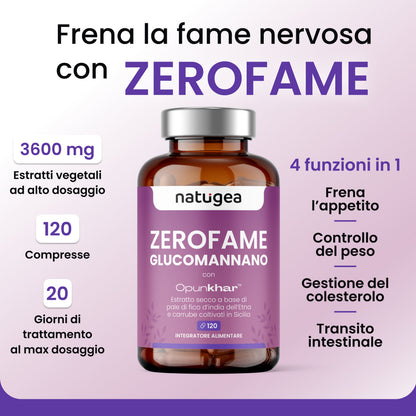 Glucomannano ZEROFAME® con Opunkhar®