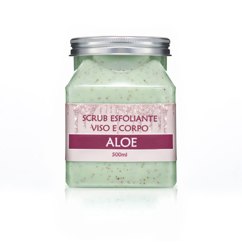 Scrub Viso e Corpo Aloe 500g