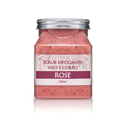 Scrub Viso e Corpo Rose 500g